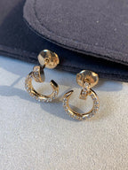 Aura JUSTE EARRINGS GOLD DIAMONDS