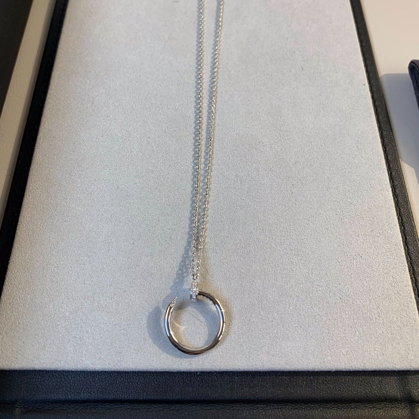 Aura JUSTE NECKLACE SILVER