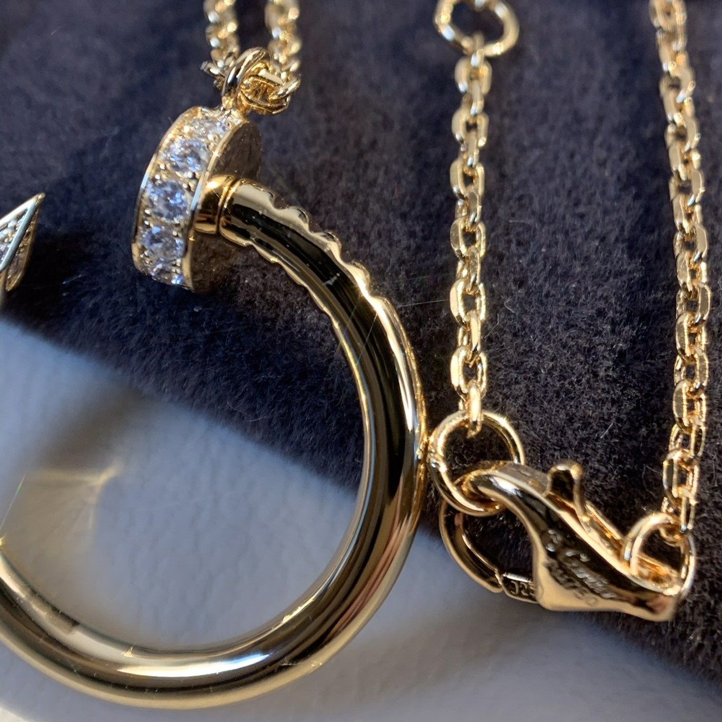 Aura JUSTE NECKLACE PINK GOLD