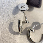 Aura JUSTE EARRINGS SILVER