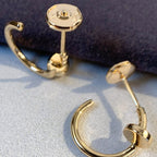 Aura JUSTE EARRINGS PINK GOLD