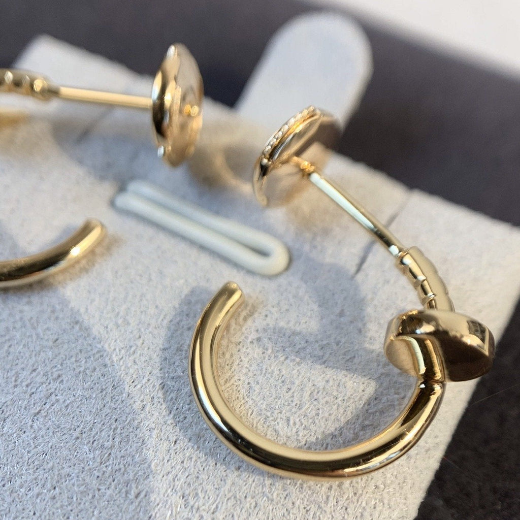 Aura JUSTE EARRINGS PINK GOLD