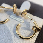 Aura JUSTE EARRINGS PINK GOLD