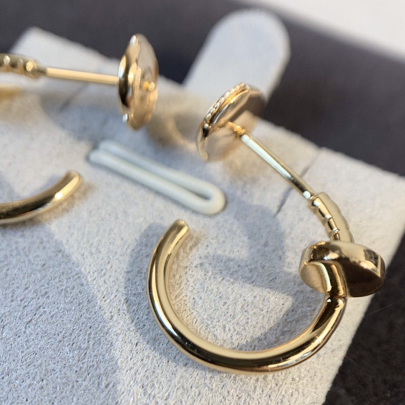 Aura JUSTE EARRINGS PINK GOLD