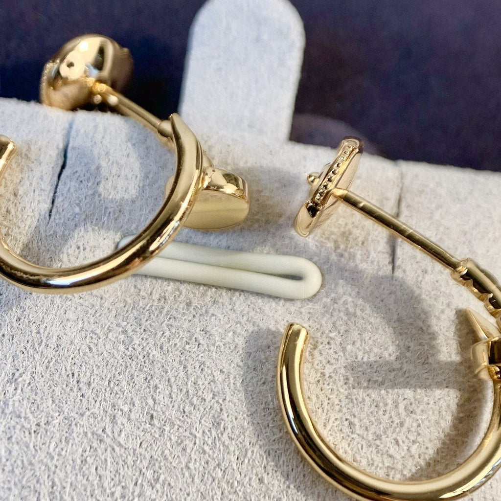 Aura JUSTE EARRINGS PINK GOLD