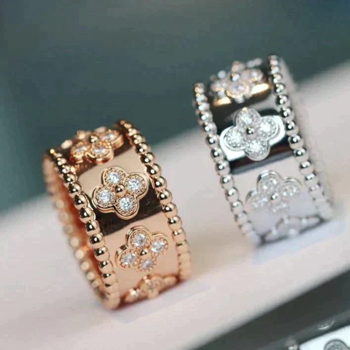 [⭐Aura ]CLOVER KALEIDOSCOPE RING 10MM