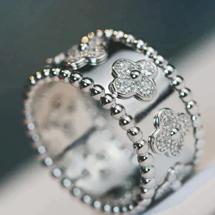Aura CLOVER KALEIDOSCOPE RING 10MM