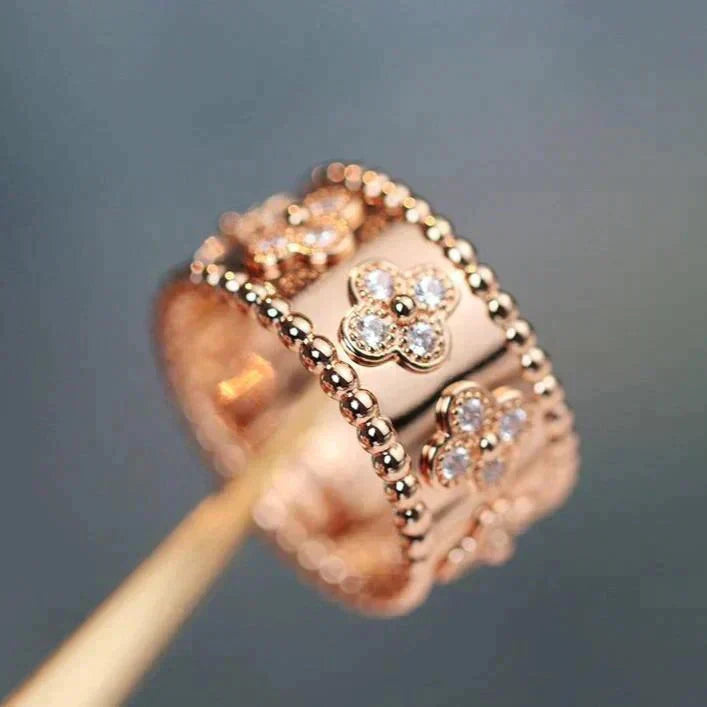 Aura CLOVER KALEIDOSCOPE RING 10MM