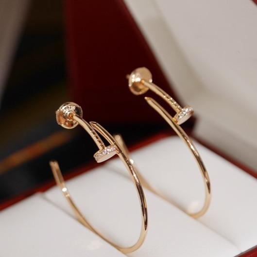 [⭐Aura ]JUSTE EARRINGS DIAMONDS 1.8MM