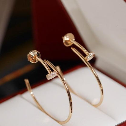 [⭐Aura ]JUSTE EARRINGS DIAMONDS 1.8MM