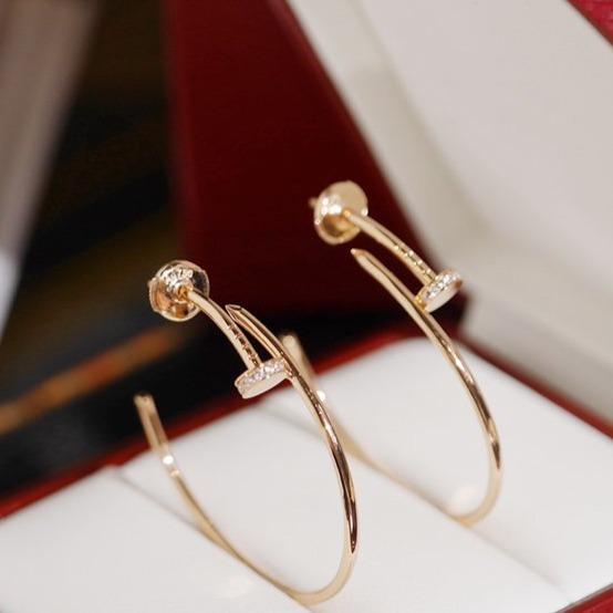 [⭐Aura ]JUSTE EARRINGS DIAMONDS 1.8MM