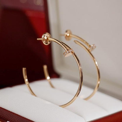 [⭐Aura ]JUSTE EARRINGS DIAMONDS 1.8MM
