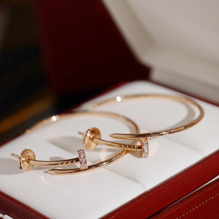 [⭐Aura ]JUSTE EARRINGS DIAMONDS 1.8MM