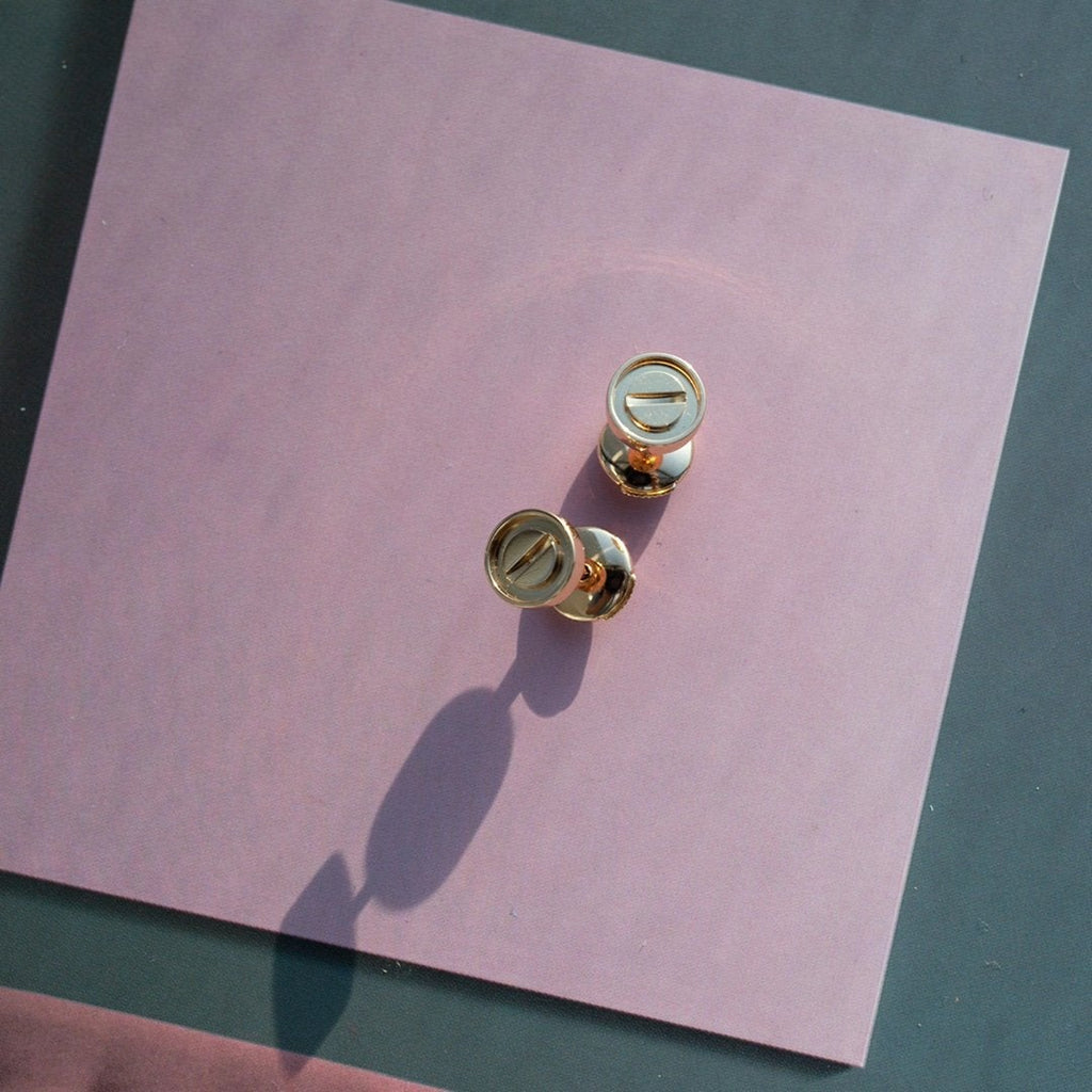 Aura LOVE OHRRINGE ROSÉGOLD 10MM