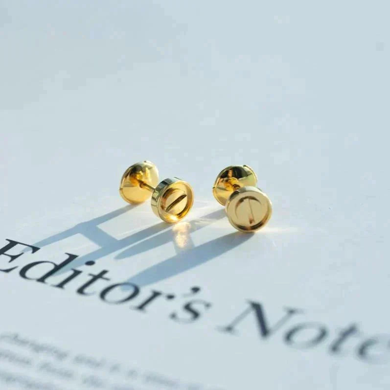 Aura LOVE EARRINGS GOLD 10MM