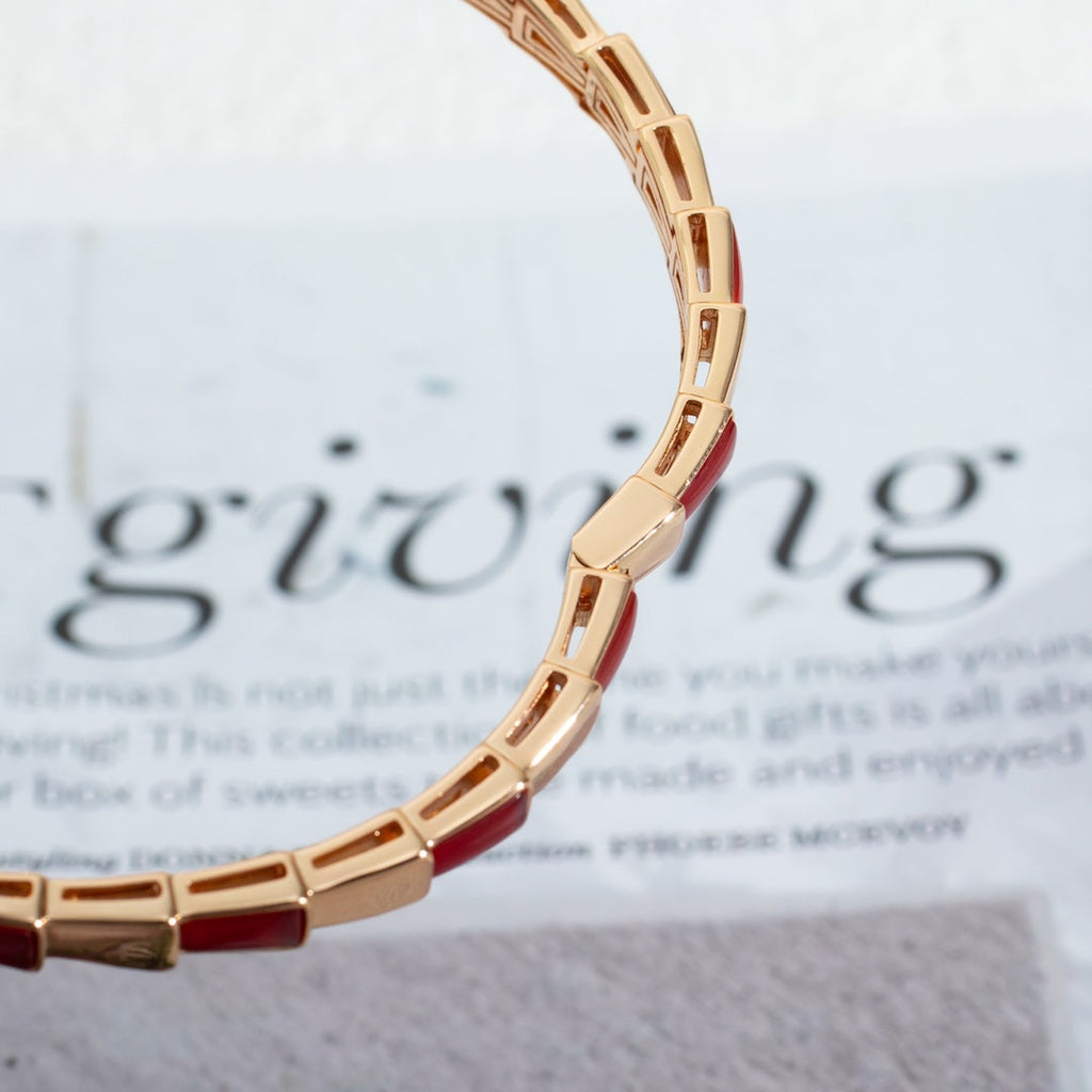 [⭐DORISW]SERPENTI BRACELET PINK GOLD RUBELLITE