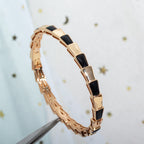 [⭐Veya]SERPENTI ARMBAND ROSÉGOLD ONYX