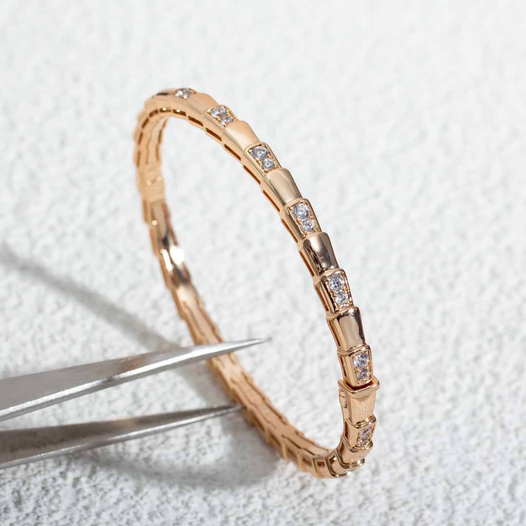 [⭐Veya]SERPENTI KLEINES ARMBAND ROSÉGOLD DIAMANT