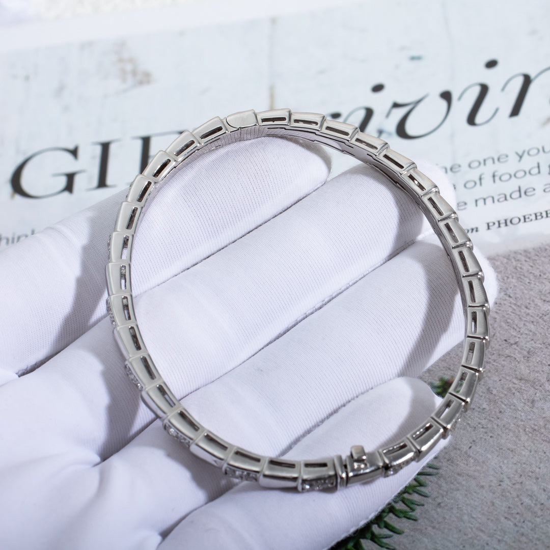 [⭐Veya]SERPENTI ARMBAND SILBER DIAMANT