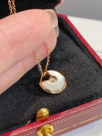 Aura AMULETTE ROSE GOLD MOP NECKLACE