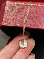 Aura AMULETTE ROSE GOLD MOP NECKLACE