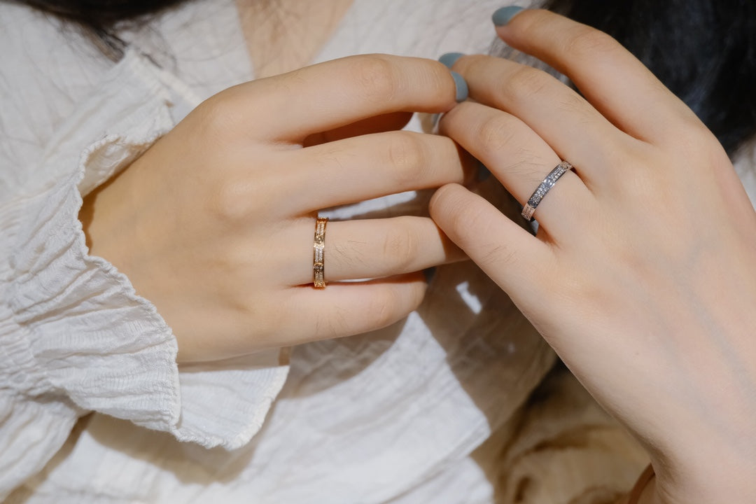 [⭐Aura ]LOVE RING 2.65MM DIAMOND