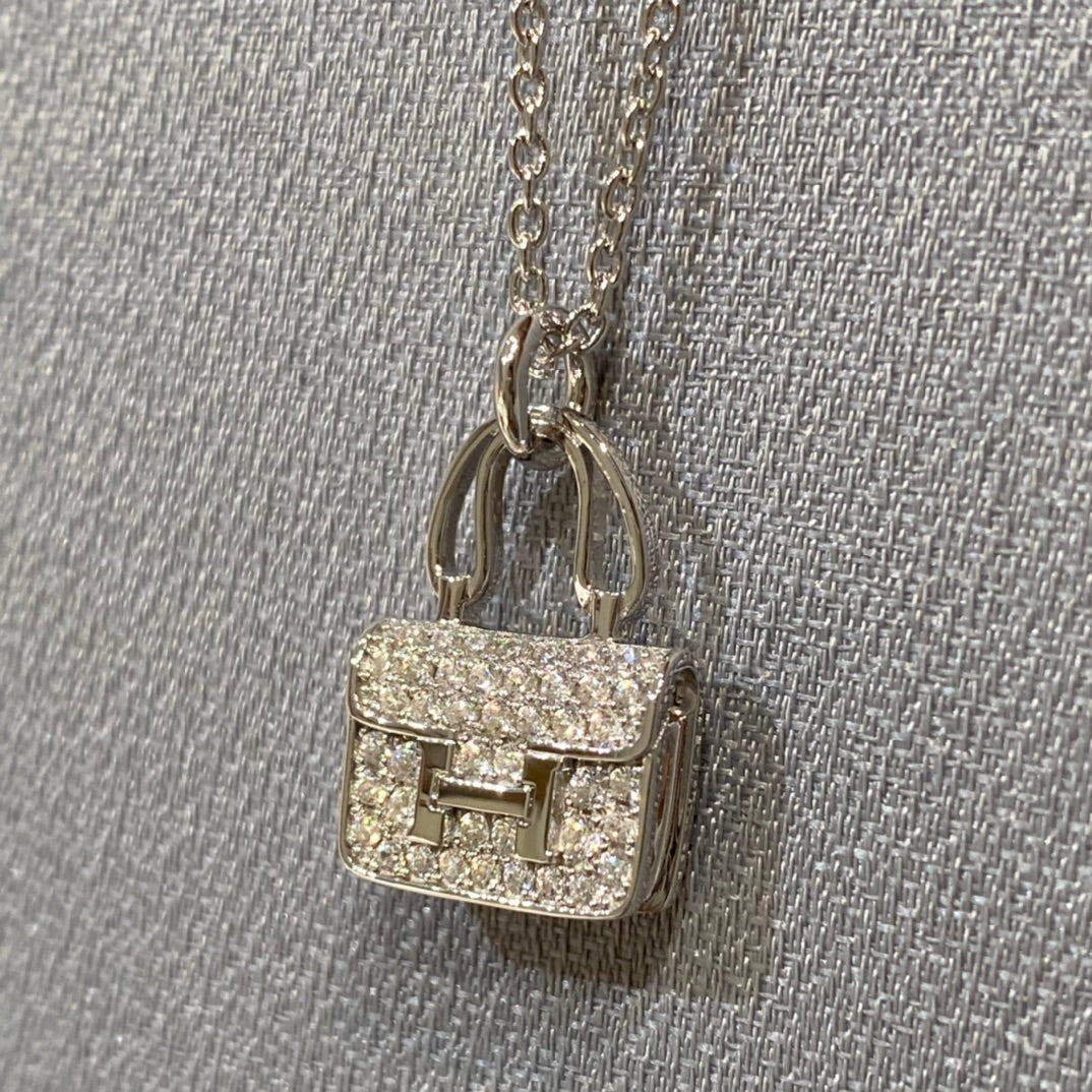 [⭐Aura ]CONSTANCE PEDANT DIAMOND NECKLACE