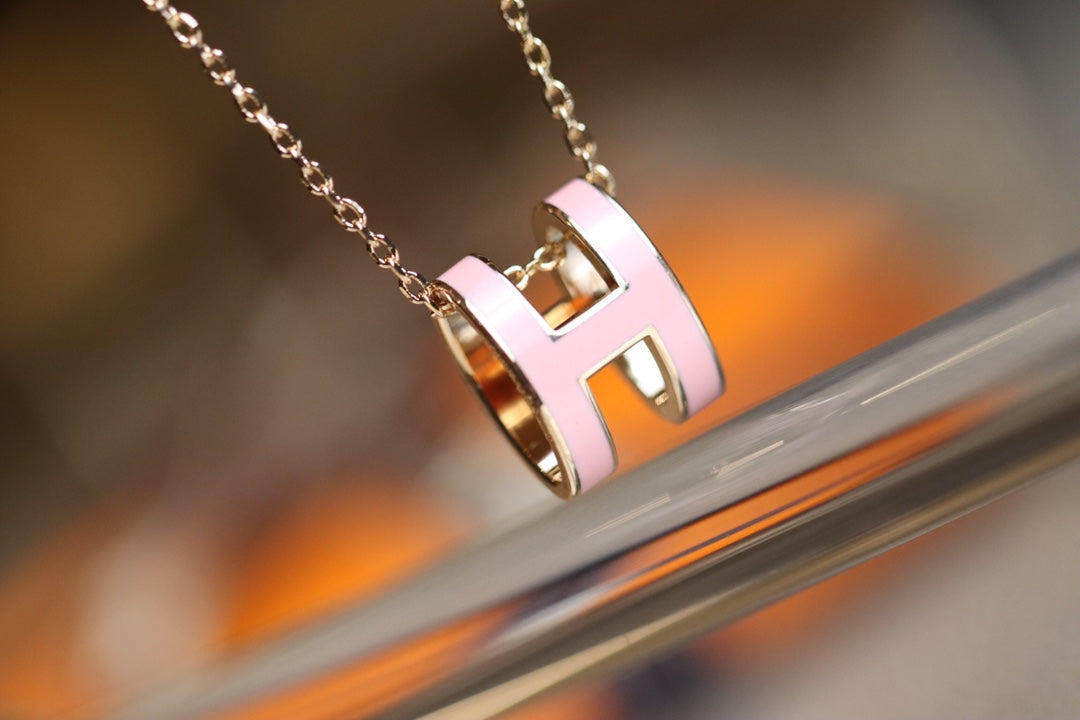 Aura POP H PEDANT PINK GOLD