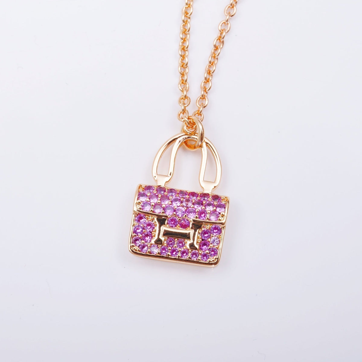 [⭐Aura ]CONSTANCE PEDANT PURPLE DIAMOND NECKLACE