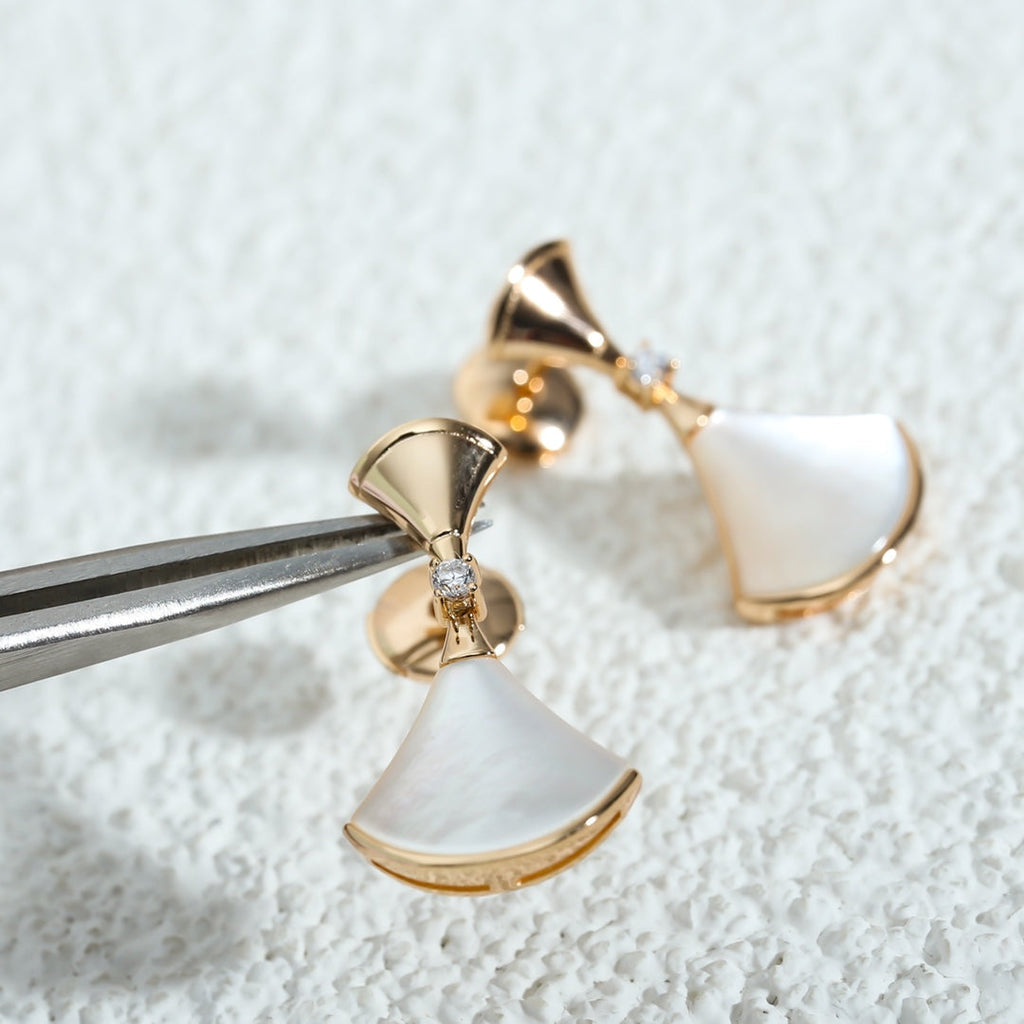 [⭐DORISW]DREAM MOP PINK GOLD EARRINGS