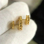 Aura CLOVER MINI 9,5MM MALACHIT OHRRINGE