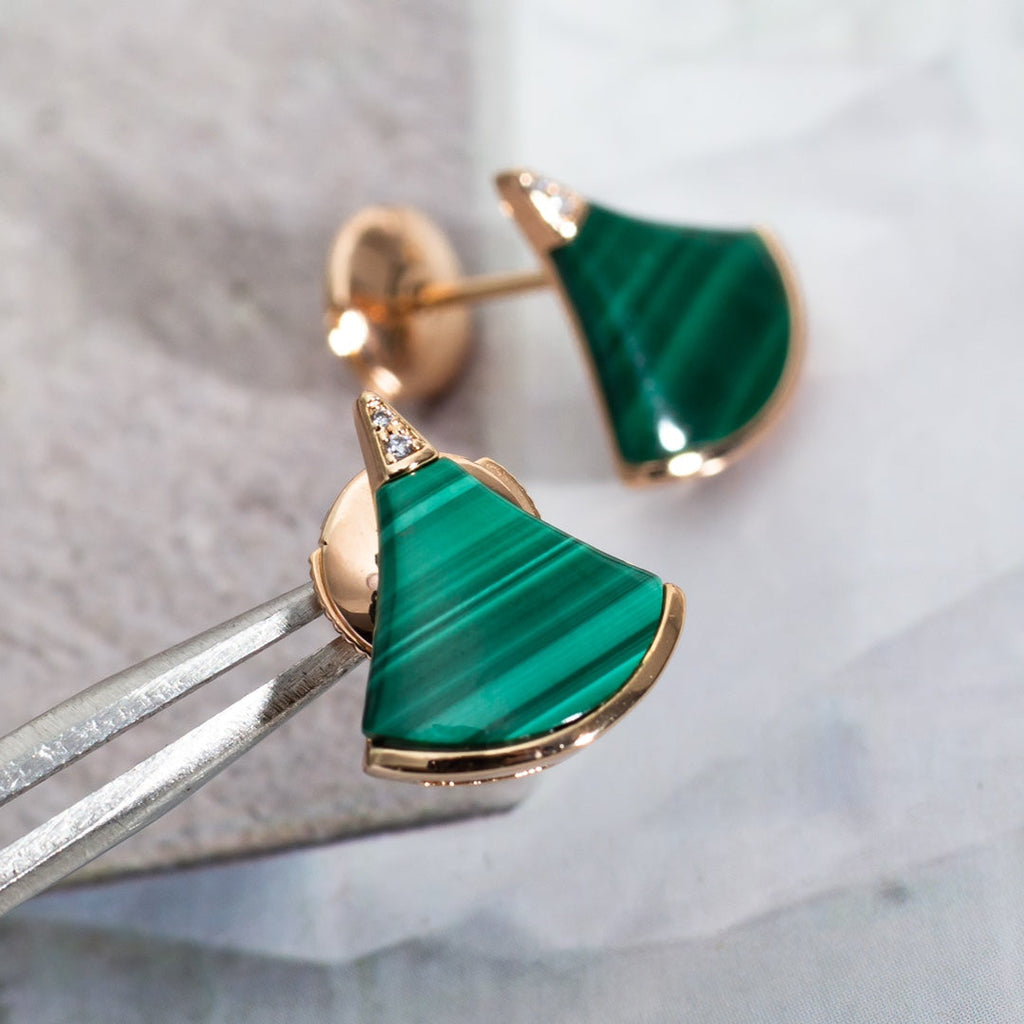 [⭐DORISW]DIVAS DREAM EARRINGS PINK GOLD