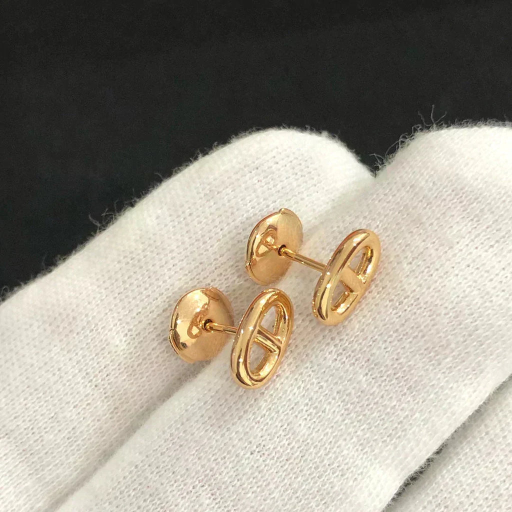 Aura CHAINE SMALL EARRINGS GOLD AND SILVER