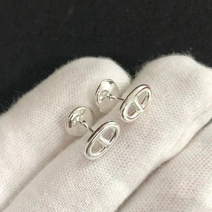 [⭐Aura ]CHAINE SMALL EARRINGS GOLD AND SILVER