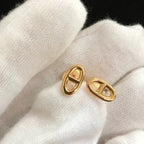 Aura CHAINE SMALL EARRINGS GOLD AND SILVER