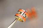 Aura MINI POP H EARRINGS ORANGE