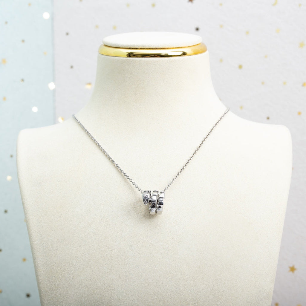 [⭐DORISW]SERPENTI SILVER NECKLACE DIAMOND