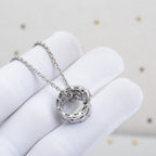 [⭐DORISW]SERPENTI SILVER NECKLACE DIAMOND