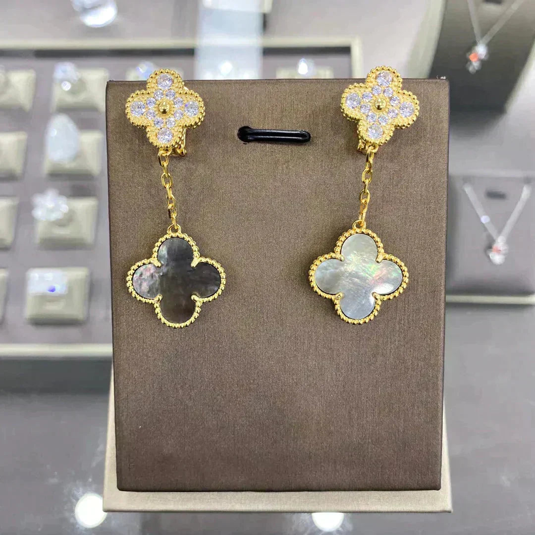 Aura CLOVER 2 MOTIVE DIAMANT OHRRINGE (MEHRFACHAUSWAHLç´