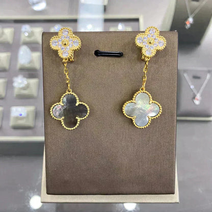 Aura CLOVER 2 MOTIVE DIAMANT OHRRINGE (MEHRFACHAUSWAHLç´