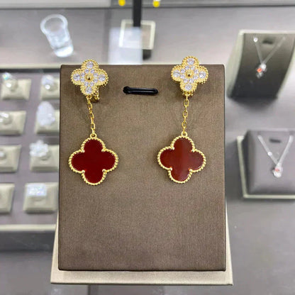 Aura CLOVER 2 MOTIVE DIAMANT OHRRINGE (MEHRFACHAUSWAHLç´