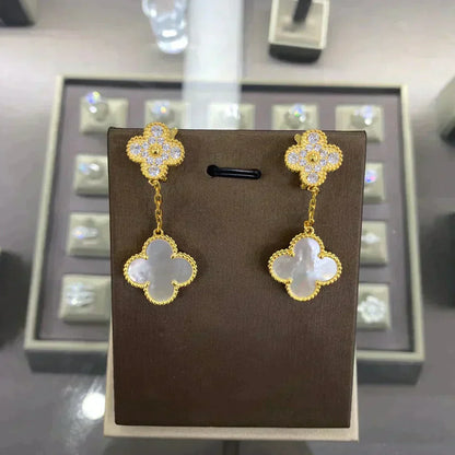Aura CLOVER 2 MOTIVE DIAMANT OHRRINGE (MEHRFACHAUSWAHLç´
