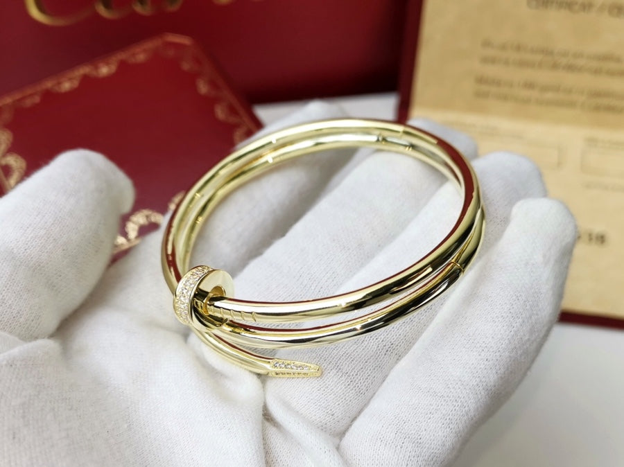 Aura JUSTE BRACELET 3.5MM DOUBLE ROW DIAMOND