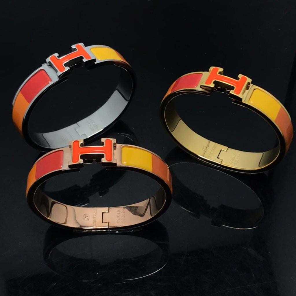 Aura H BRACELET ORANGE RAINBOW CERAMIC