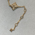 Aura STAR AND SUN 4 MOTIFS GOLD DIAMONDS BRACELET