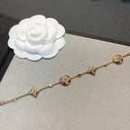 Aura STAR AND SUN 4 MOTIFS GOLD DIAMONDS BRACELET