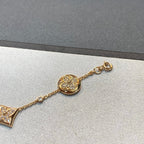 Aura STAR AND SUN 4 MOTIFS GOLD DIAMONDS BRACELET