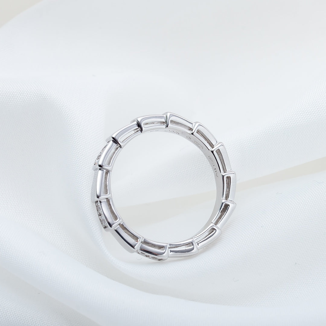 [⭐Veya]セルペンティ リング シルバー 3MM