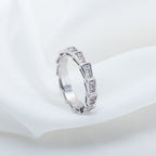[⭐DORISW]SERPENTI RING SILVER DIAMOND PAVED 3MM