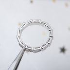 [⭐DORISW]SERPENTI RING SILVER DIAMOND PAVED 3MM